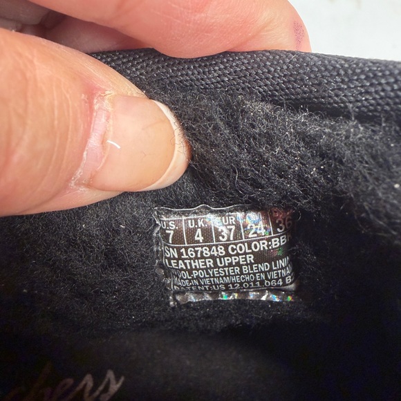 Skechers Slip Ins Black Ankle Boots - Picture 5 of 8